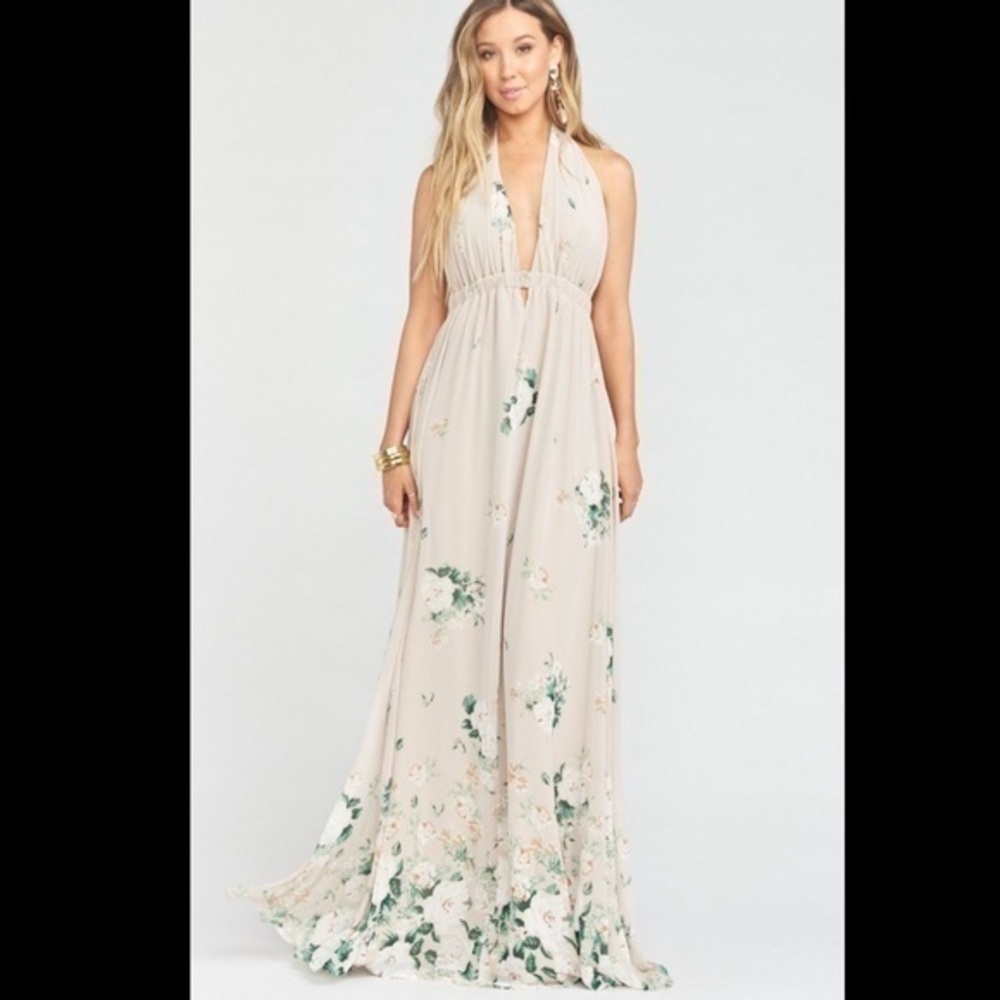 Show Me Your MuMu maxi halter in bouquet small